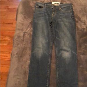 Women’s gap size 27 r real straight jeans